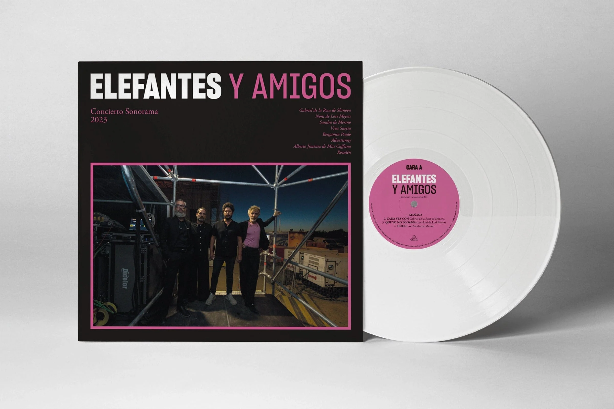 Elefantes y amigos: Concierto Sonorama 2023 - Vinilo Blanco - Image 2