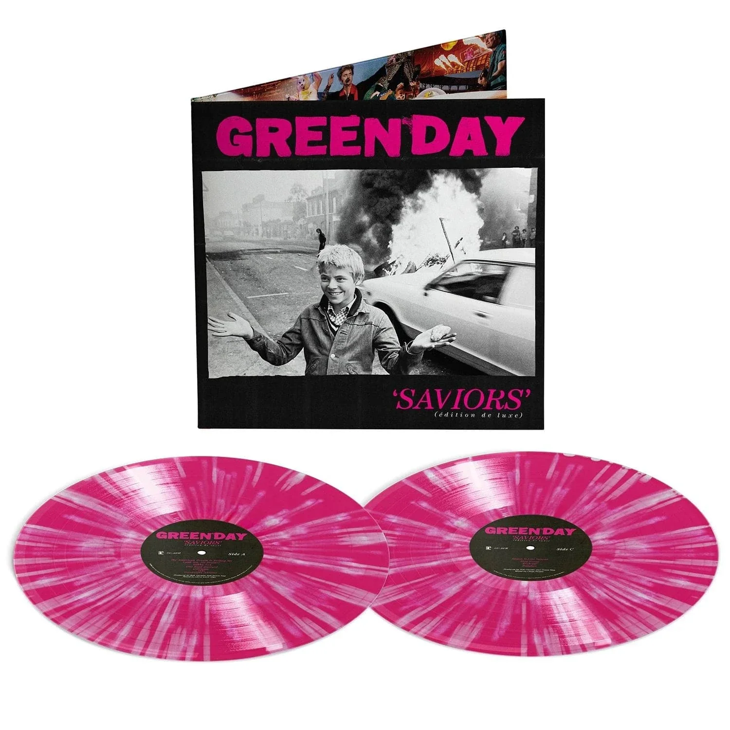 Saviors - Vinilo Color Rosa Con Salpicaduras (Edición Deluxe)