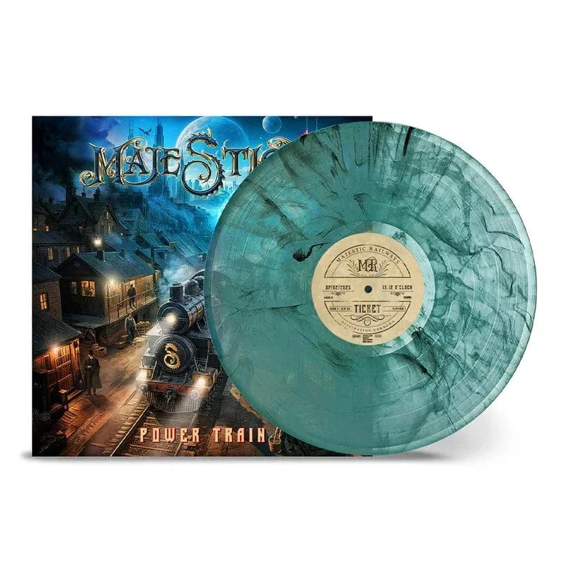Power Train - Vinilo (Color Splatter Azul/Negro) - Image 2