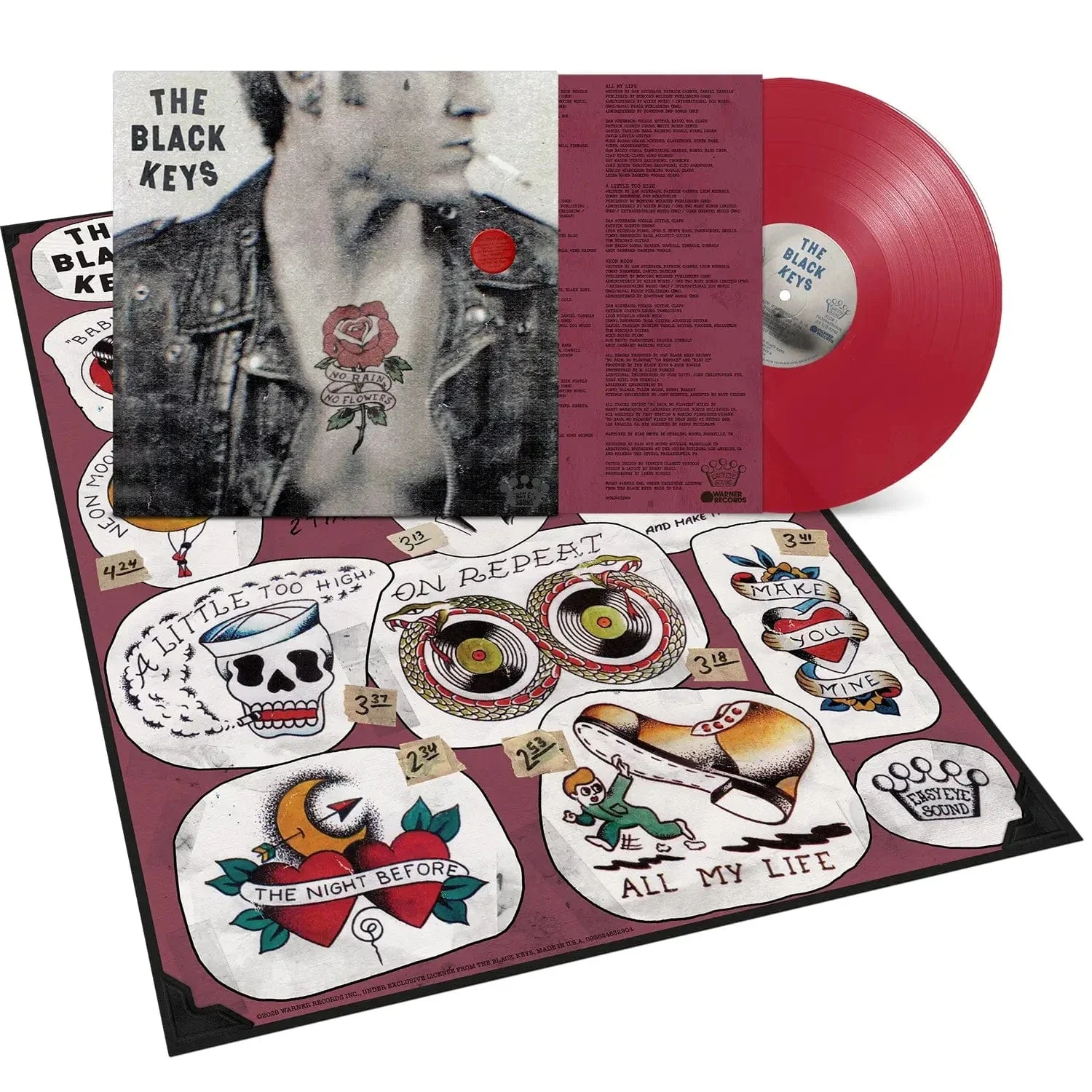 No rain, no flowers - Vinilo (Color Rojo) + Póster