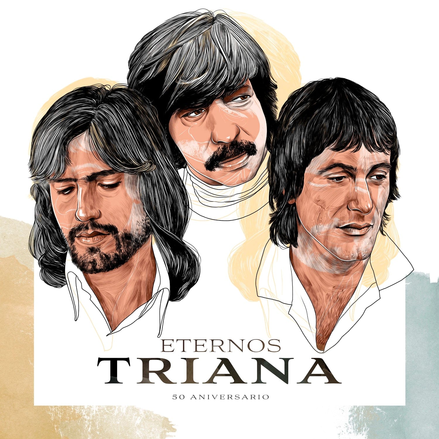 Triana - Eternos Triana 50 Aniversario - Vinilo (Color Blanco + Postal Firmada +Slipmat)